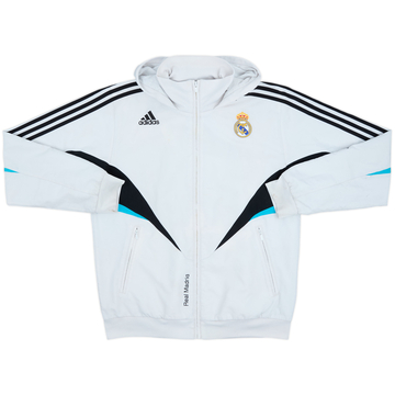2008-09 Real Madrid Hooded adidas Track Jacket - 8/10 - (M)
