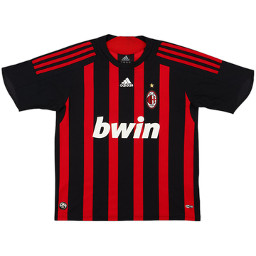 2008-09 AC Milan Home Shirt Maldini #3 - 5/10 - (M)