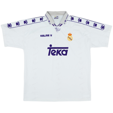 Real Madrid 1994 1996 Away Shirt Kelme Vintage Jersey Soccer