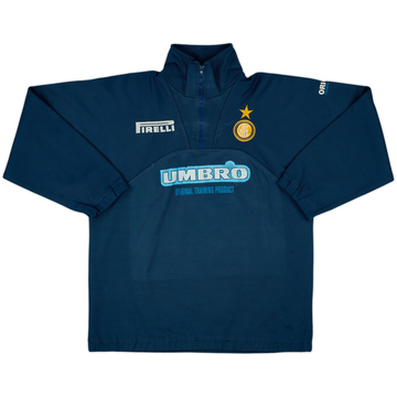 90s UMBRO×INTER 96/98 Half Zip Piste 1997-98 Inter Milan Umbro 1/4 Zip Track Jacket - 6/10 - (L)