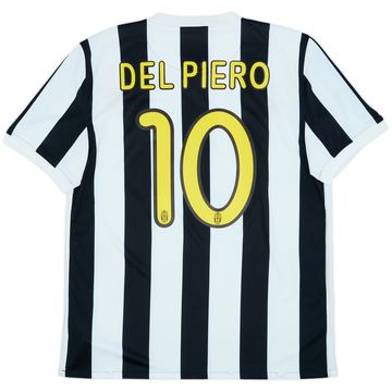 2010-11 Juventus Home Shirt Del Piero #10 - 5/10 - (L)