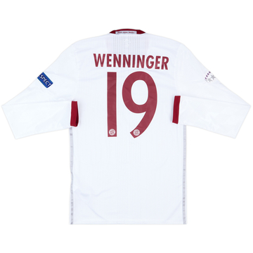 2016-17 Bayern Munich Women Match Issue Champions League Third L/S Shirt Wenninger #19