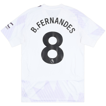 Camiseta de visitante del Manchester United 2025-26 B.Fernandes #8 - 10/10 - (M)