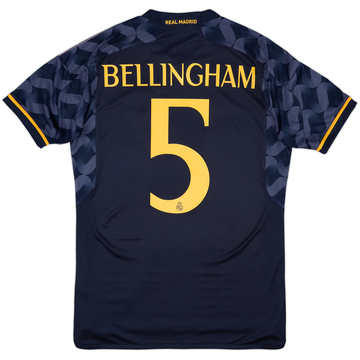2023-24 Real Madrid Away Shirt Bellingham #5 - 8/10 - (M)