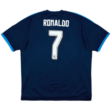 Camiseta de la tercera equipación del Real Madrid 2015-16 Ronaldo #7 - 5/10 - (XL)