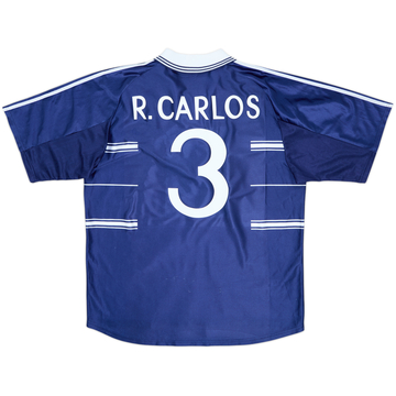 Camiseta de visitante del Real Madrid 1998-99 R.Carlos #3 - 8/10 - (XL)