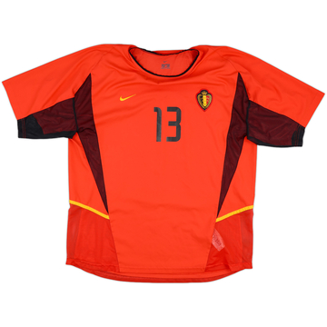 2006-08 Belgium Match Issue Home Shirt #2