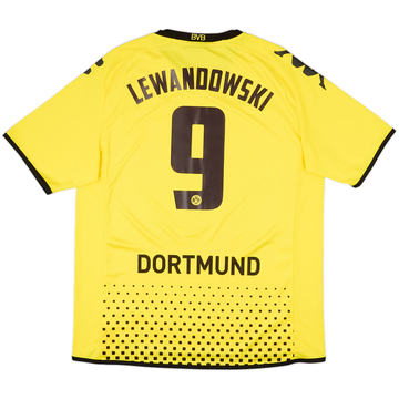 2011-12 Borussia Dortmund Home Shirt Lewandowksi #9 - 8/10 - (XXL)