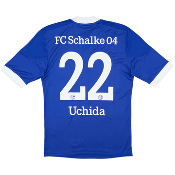 2012-14 Schalke Home Shirt Uchida #22 (S)