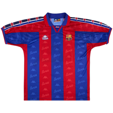 1995-97 Barcelona Home Shirt - 6/10 - (XL)
