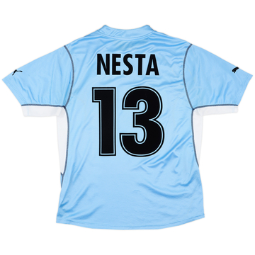 1999-00 Lazio European Home Shirt Nesta #13 - 6/10 - (XL)