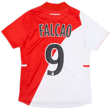 2013-14 Monaco Home Shirt Falcao #9 - 5/10 - (M.Boys)