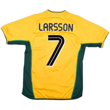2001-03 Celtic Home Shirt Larsson #7 - 6/10 - (XL)