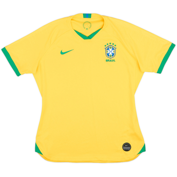 2019-20 Brazil Home Shirt - 10/10 - (Women's L)