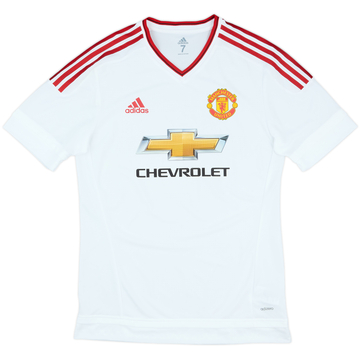 2015-16 Manchester United Match Issue Home L/S Shirt #29