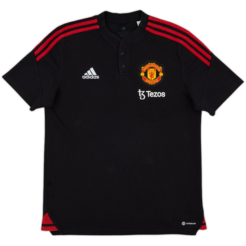 2022-23 Manchester United adidas Camiseta Polo - 8/10 - (M)