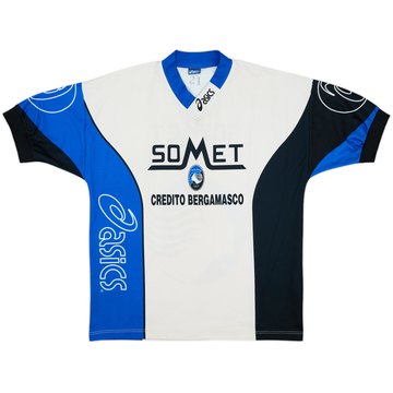 正規2002-03 asics Atalanta  shirt 2002-03 Atalanta Asics L/S Training Shirt - 8/10 - (XL)