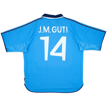 Guti ユニフォーム Real madrid CF 1999-00 Real Madrid adidas Reissue Home Shirt J.M.Guti #14