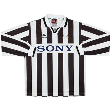 1995-97 Juventus Home L/S Shirt - 7/10 - (L)
