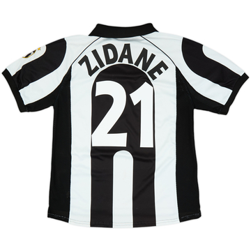 1997-98 Juventus Centenary Home Shirt Zidane #21 - 6/10 - (L)