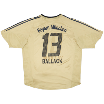 Bayern München Ballack 13 シャツ 2004-05 Bayern Munich Away Shirt Ballack #13