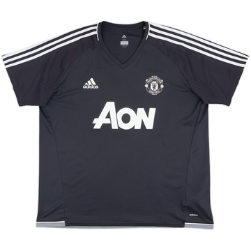 Camiseta adidas de entrenamiento del Manchester United 2017-18 - 9/10 - (XXL)