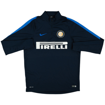 2018-19 Inter Milan Nike 1/4 Zip Training Top - 8/10 - (L)