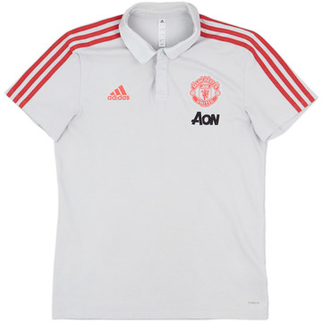 2018-19 Manchester Unido adidas Playera polo - 7/10 - (L)