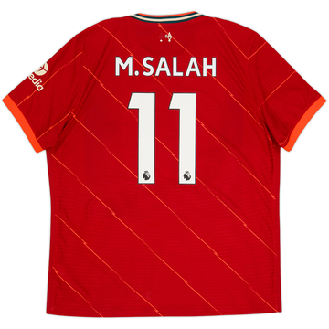 2021-22 Liverpool Authentic Home Shirt M. Salah #11 - 8/10 - (XL.Boys)