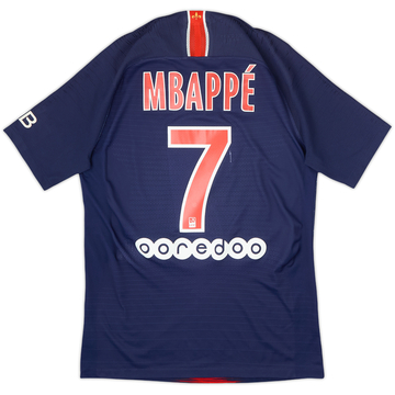 2018-19 Paris Saint-Germain Camiseta Auténtica de Local Mbappe #7 - 5/10 - (S)