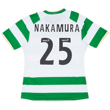 Celtic FC NAKAMURA 25番 シャツ Celtic FC Nike Player Version Champions League NAKAMURA #25