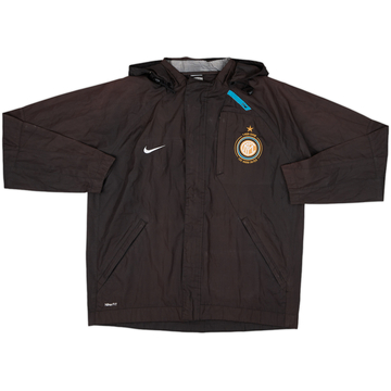2007-08 Inter Milan Nike Hooded Rain Jacket - 6/10 - (S)