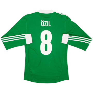 2012-13 Germany Player Issue Away L/S Shirt Ozil #8 - 6/10 - (S)