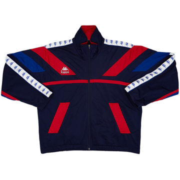 BARCELONA FC 1995 KAPPA BENCH COAT JACKET RARE BARCA CHANDAL