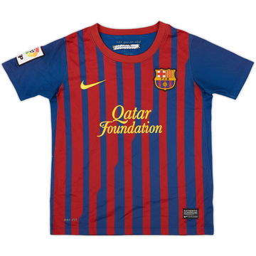 2011-12 Barcelona Home Shirt - 10/10 - (6-7 Years)