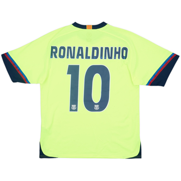 2005-06 Barcelona Away Shirt Ronaldinho #10 - 7/10 - (S)