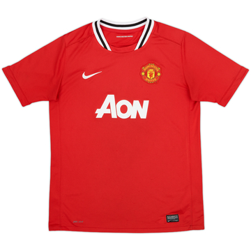 2011-12 Manchester United Nike Training Shirt - 9/10 - (XL.Boys)