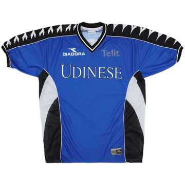 1997-98 Udinese Match Issue Third L/S Shirt Giannichedda #16