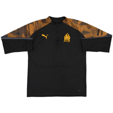 2018-19 Olympique Marseille Puma 1/4 Zip Training Top - 7/10 - (S)