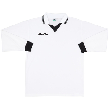 Lotto \"EDIFICE別注\" Football Game Shirts Lotto Boys Soccer Shirt Black Italian Sports Design Sz XL