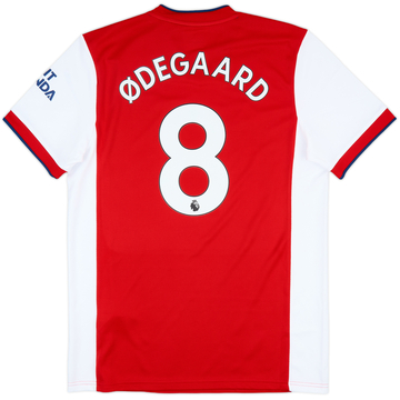 2021-22 Arsenal Home Shirt Ødegaard #8 - 9/10 - (XL)