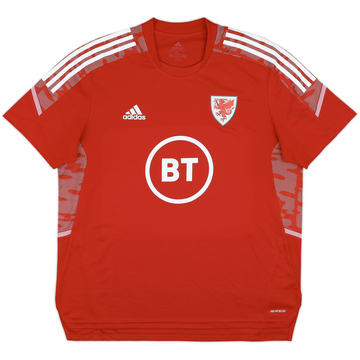 2021-22 Gales adidas Camiseta de Entrenamiento - 10/10 - (XL)