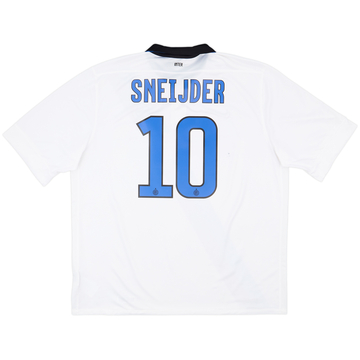 2011-12 Inter Milan Home Shirt Sneijder #10 - 9/10 - (XXL)