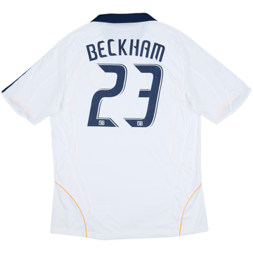 2008-09 LA Galaxy Home Shirt Beckham #23 - 7/10 - (S)