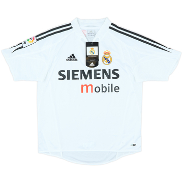 ウェア Real Madrid 04/05 Home Authentic jersey 2004-05 Real Madrid Home Shirt - 3/10 - (L)