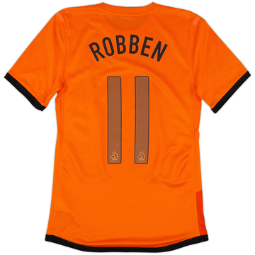 2010-11 Netherlands Player Issue Home L/S Shirt Robben #11