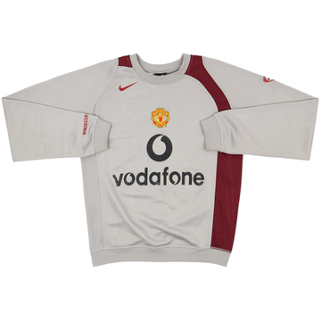 2004-05 Manchester United Nike Sweat Top - 9/10 - (S)
