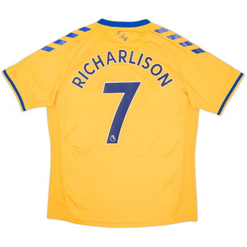 Camiseta de visitante del Everton 2020-21 Richarlison #7 - 6/10 - (XL)