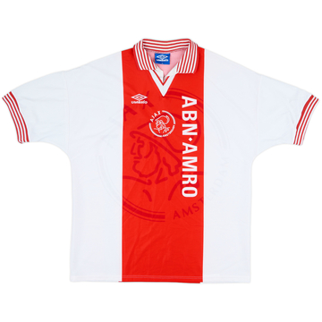 90s アヤックス　95 96 グリーン　AJAX 1995-96 Ajax Away Shirt - 8/10 - (XS)