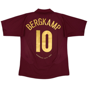 2004-06 Arsenal Away L/S Shirt Bergkamp #10 (XXL)